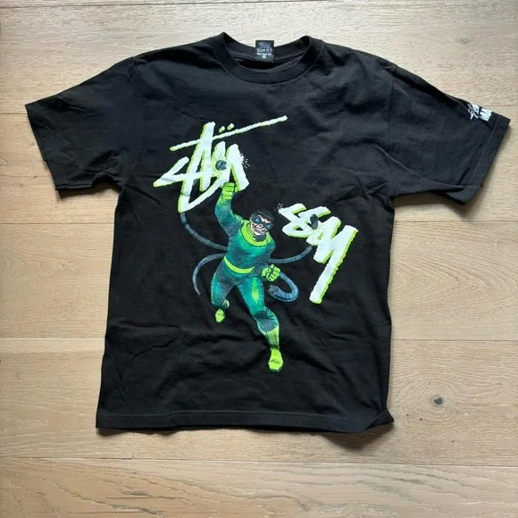 Stussy | Shirts | Stussy X Marvel Comics Doc Ock Tee Black | Poshmark